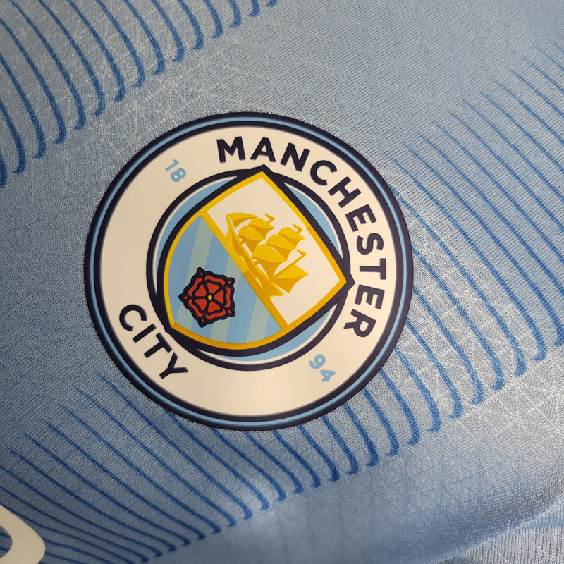 Camisa Manchester City Home 23/24 - Puma Jogador Masculina - Shark Store