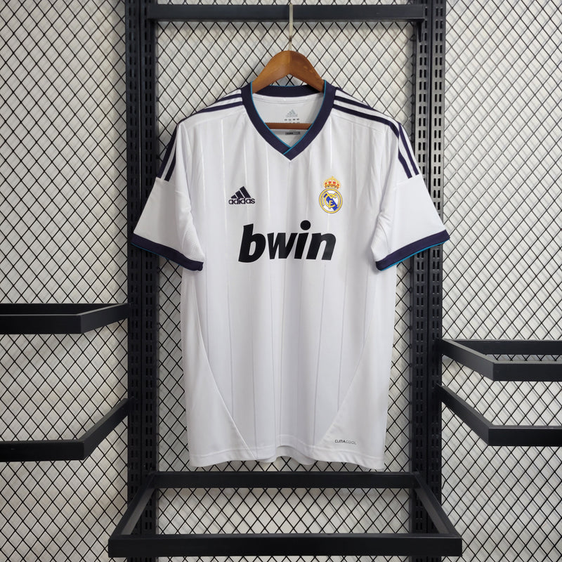 Camisa De Futebol Real Madrid Casa Retrô 12/13 - Shark Store