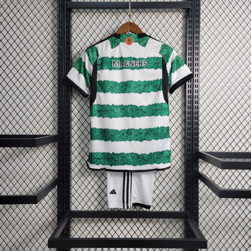 Camisa De Futebol Kit Infantil Celtics 23/24 Casa - Shark Store