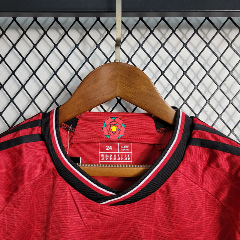 Camisa De Futebol Kit Infantil Manchester United 23/24 - Shark Store