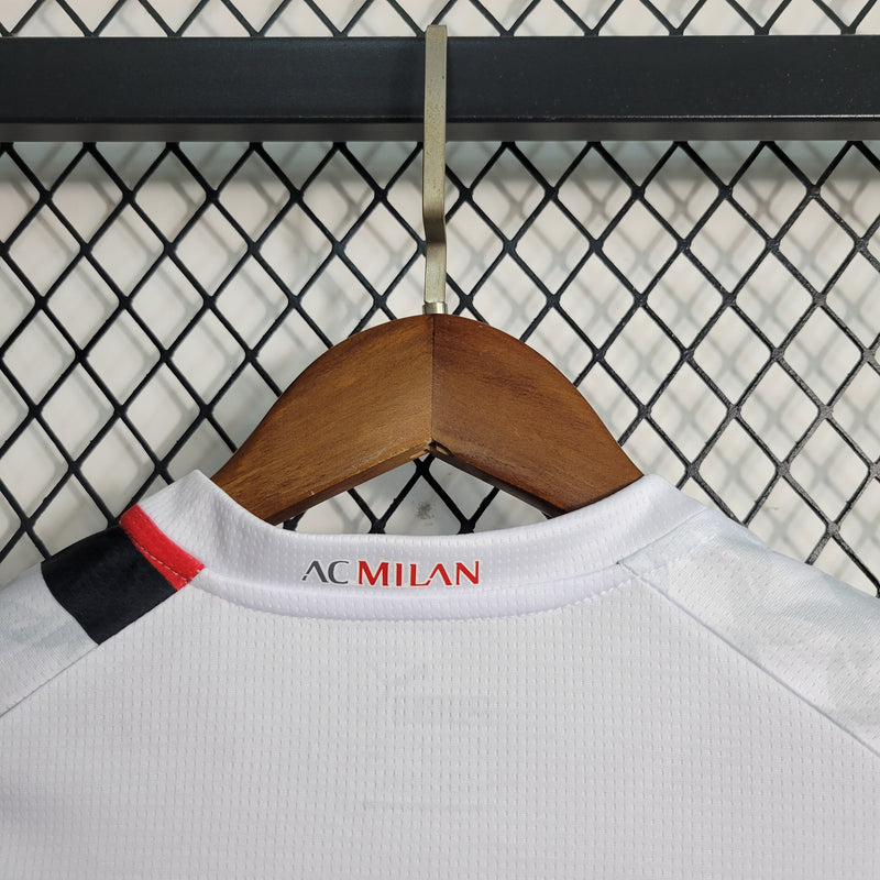 Camisa De Futebol A.C Milan Kit Infantil 23/24 Fora - Shark Store