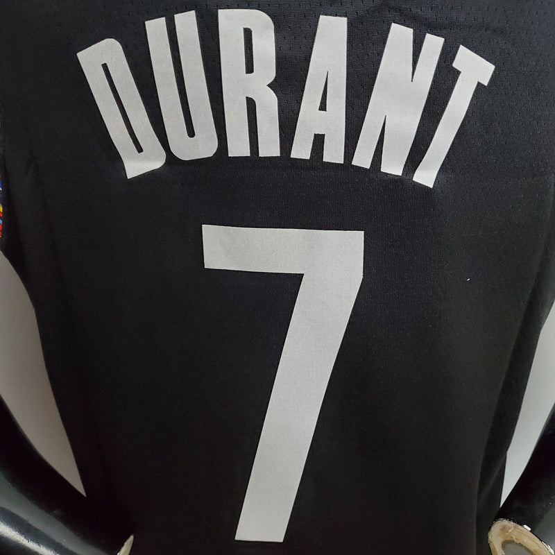 Regata NBA Brooklyn Nets City Edition Preta - DURANT