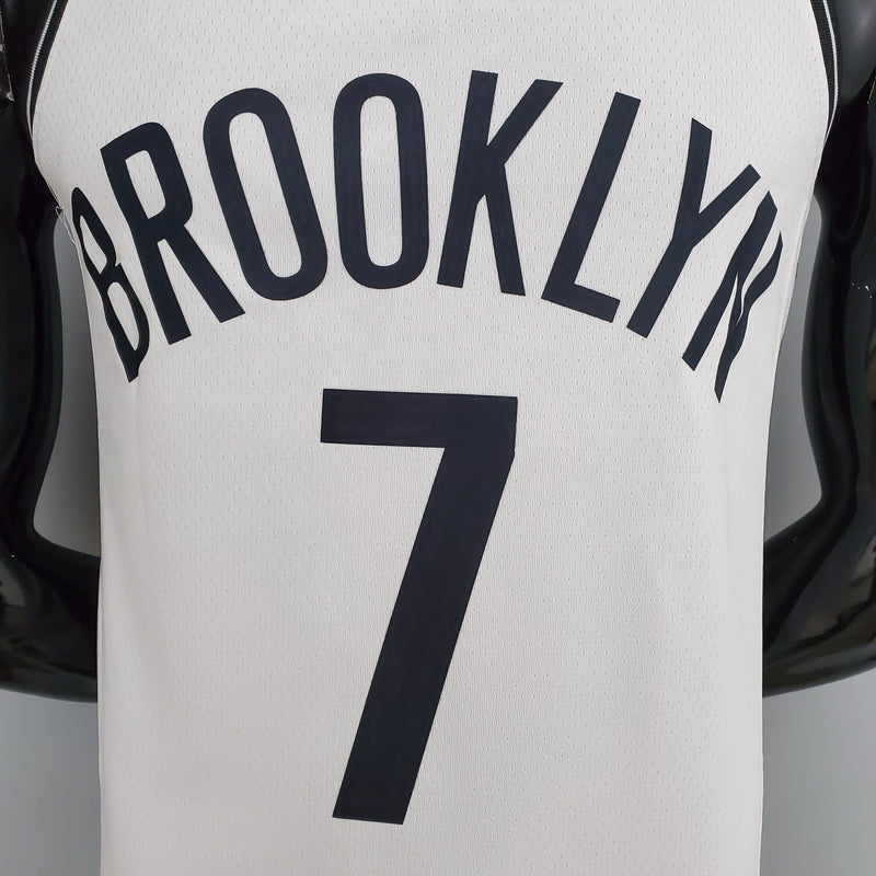 Regata NBA Brooklyn Nets Away Branca - DURANT