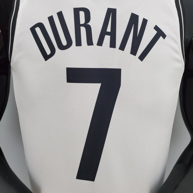 Regata NBA Brooklyn Nets Away Branca - DURANT