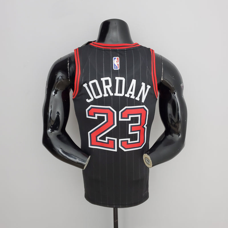 Regata NBA Chicago Bulls Away Preta - JORDAN