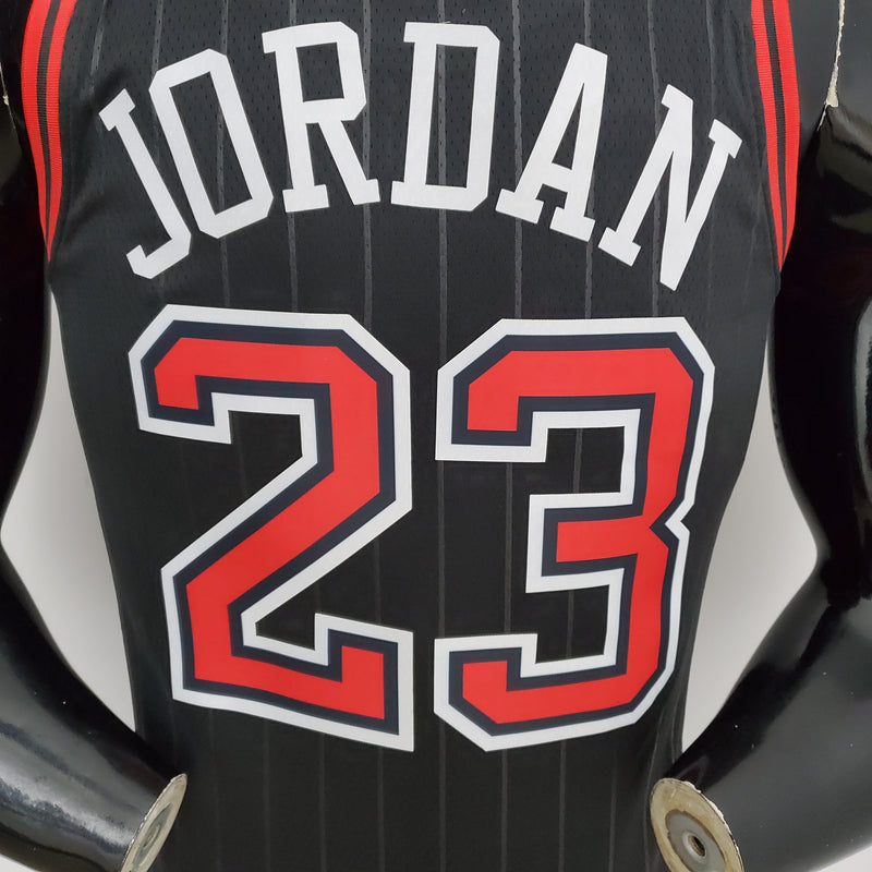 Regata NBA Chicago Bulls Away Preta - JORDAN