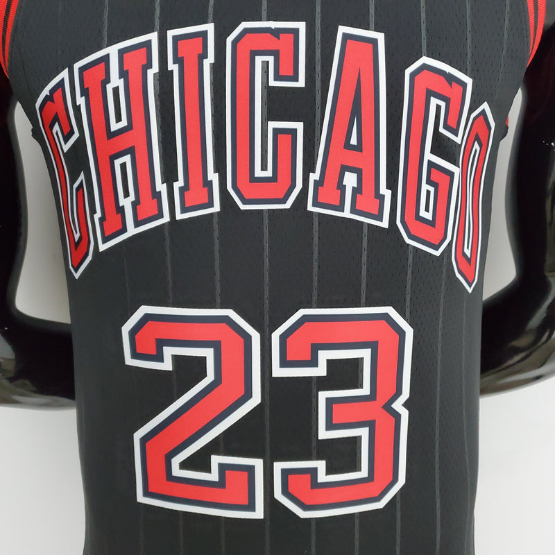 Regata NBA Chicago Bulls Away Preta - JORDAN