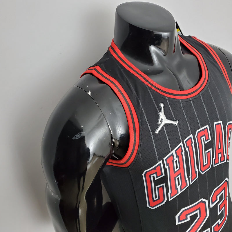 Regata NBA Chicago Bulls Away Preta - JORDAN