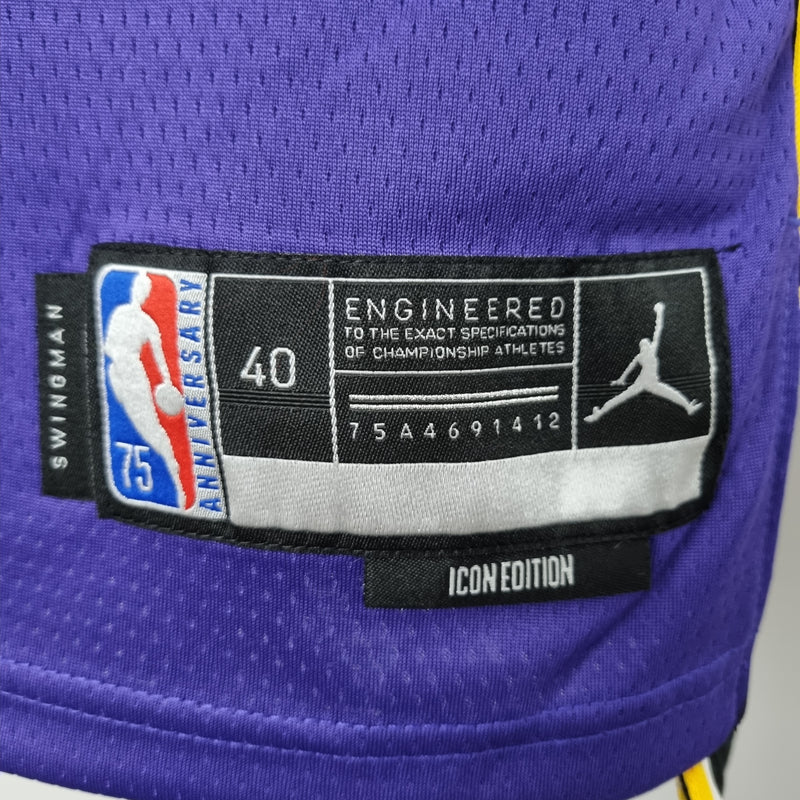 Regata NBA Los Angeles Lakers Away Roxa - ANTHONY