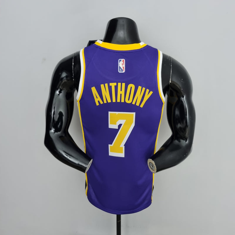 Regata NBA Los Angeles Lakers Away Roxa - ANTHONY