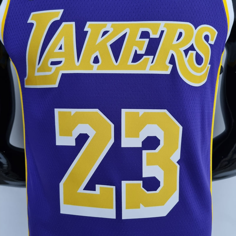 Regata NBA Los Angeles Lakers Away Roxa - James