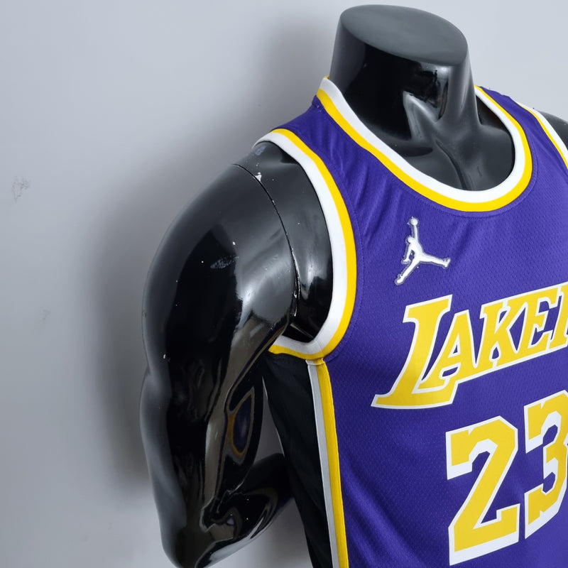 Regata NBA Los Angeles Lakers Away Roxa - James