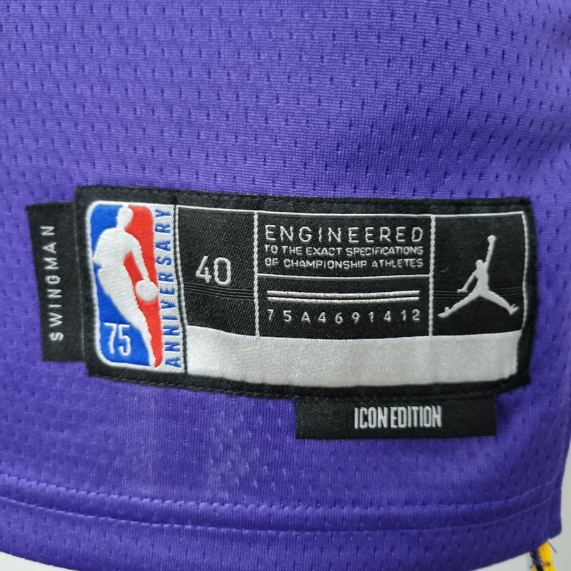 Regata NBA Los Angeles Lakers Away Roxa - DAVIS