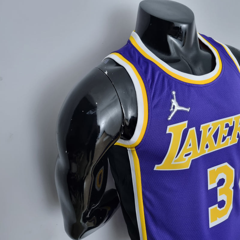 Regata NBA Los Angeles Lakers Away Roxa - DAVIS