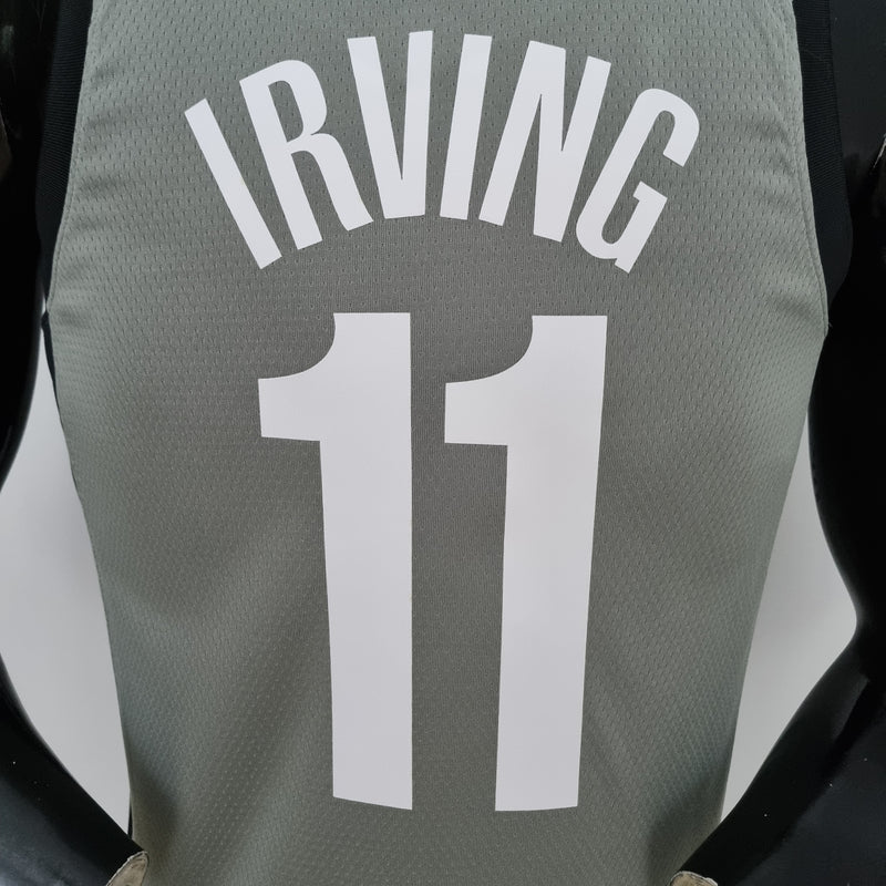 Regata NBA Brooklyn Nets Away Cinza - IRIVING