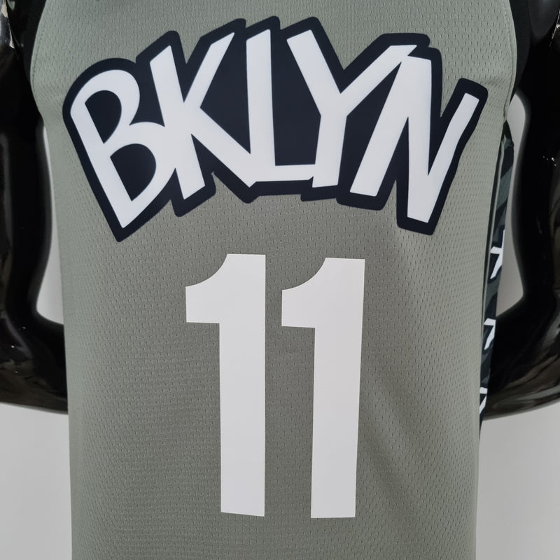 Regata NBA Brooklyn Nets Away Cinza - IRIVING