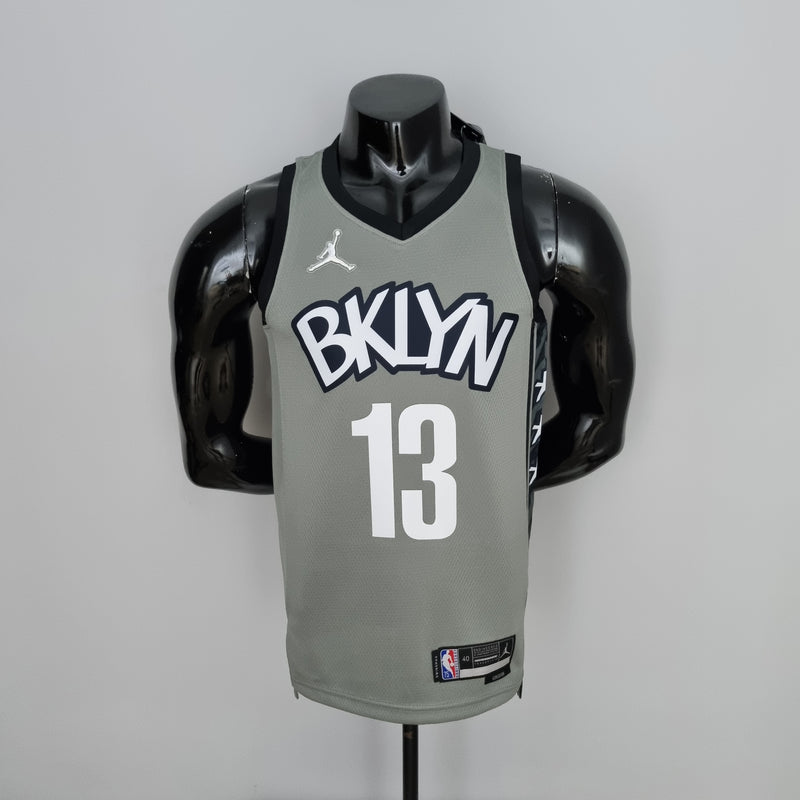 Regata NBA Brooklyn Nets Away Cinza - HARDEN