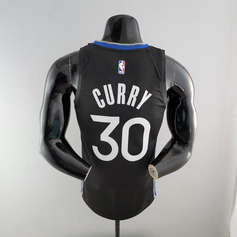 Regata NBA Golden State Warriors Away Preta - CURRY