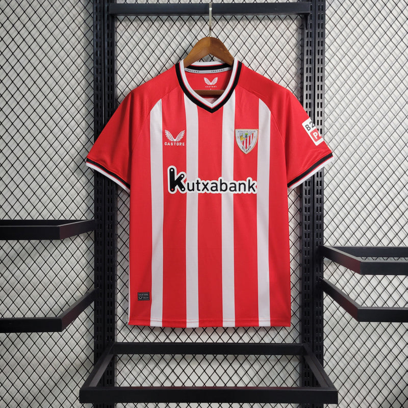 Camisa De Futebol Atletic Bilbao 23/24 Casa I - Shark Store