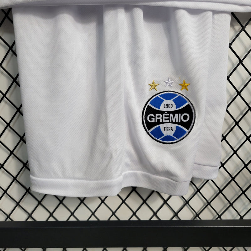 Camisa De Futebol Grêmio Kit Infantil 23/24 Fora - Shark Store