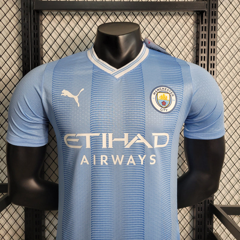 Camisa Manchester City Home 23/24 - Puma Jogador Masculina - Shark Store