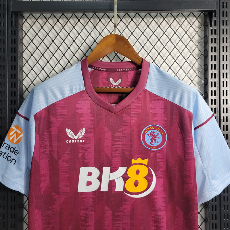 Camisa De Futebol Aston Villa 23/24 Casa - Shark Store