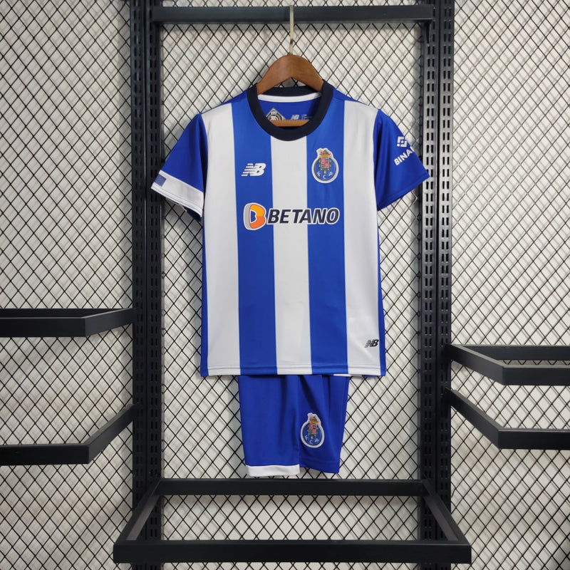 Camisa De Futebol Kit Infantil Porto 23/24 Casa - Shark Store