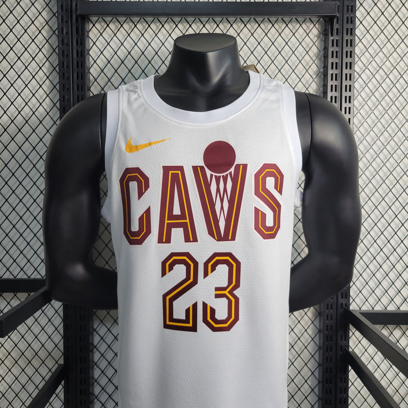 Regata NBA Cleveland Cavaliers Home Branca - JAMES