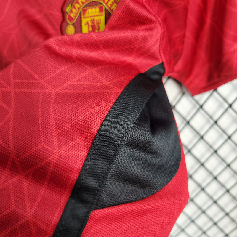 Camisa De Futebol Kit Infantil Manchester United 23/24 - Shark Store