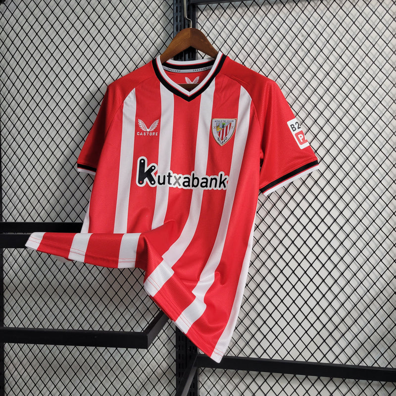 Camisa De Futebol Atletic Bilbao 23/24 Casa I - Shark Store