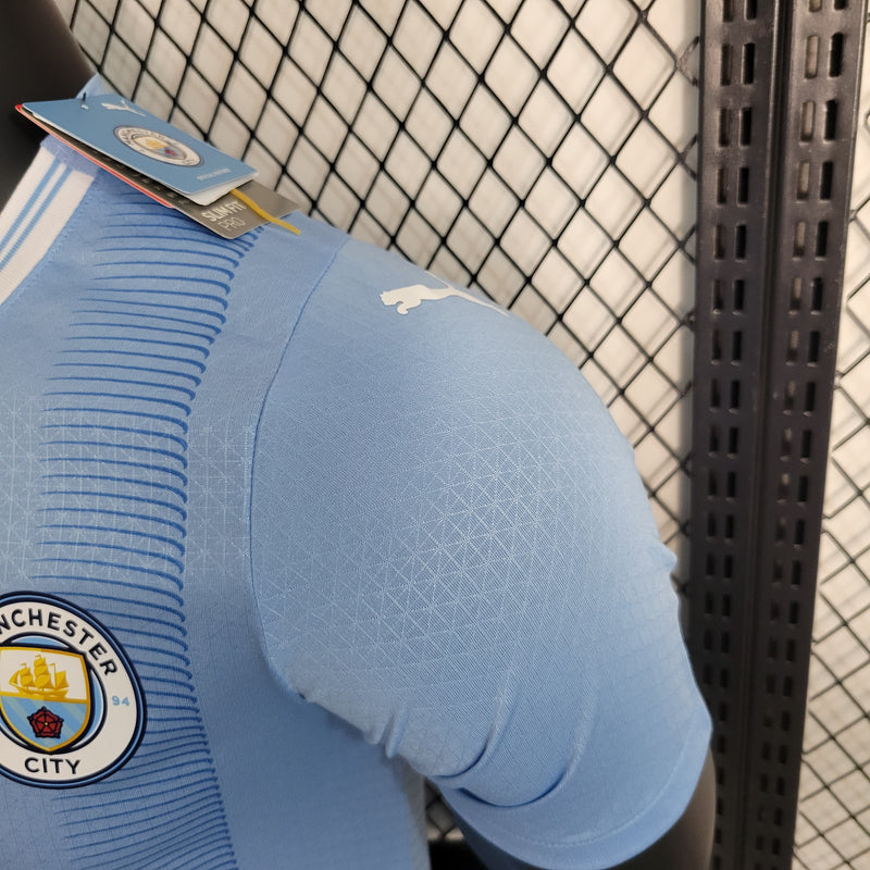 Camisa Manchester City Home 23/24 - Puma Jogador Masculina - Shark Store