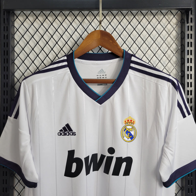 Camisa De Futebol Real Madrid Casa Retrô 12/13 - Shark Store