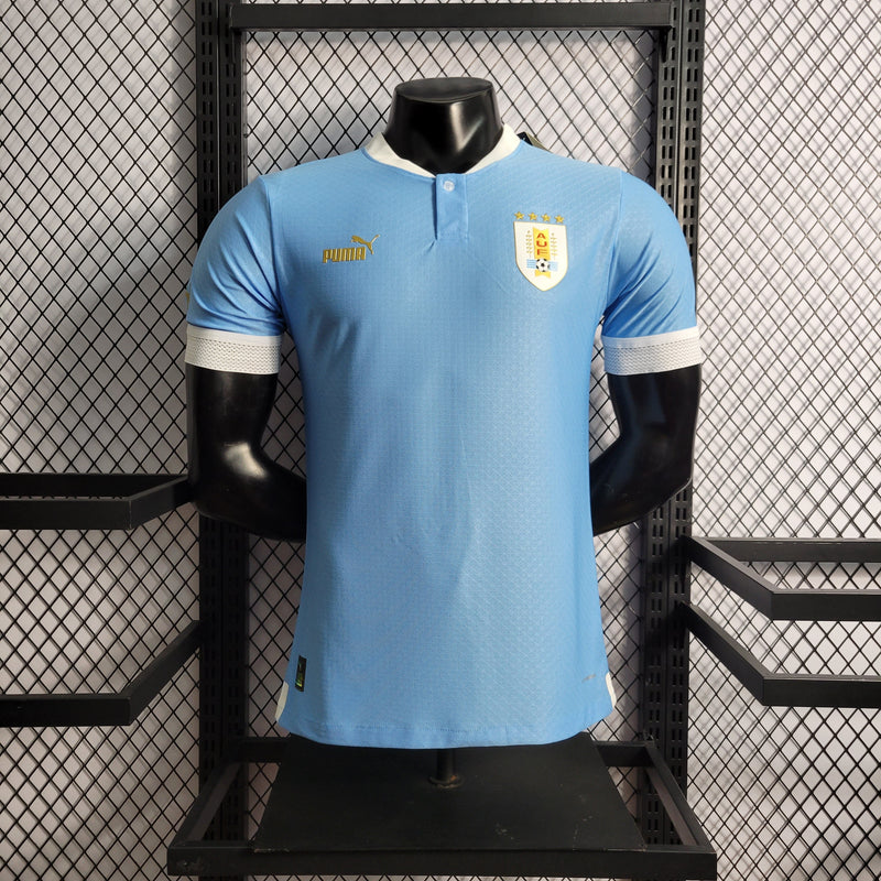 Camisa Uruguai Titular 22/23 - Versão Jogador - Shark Store