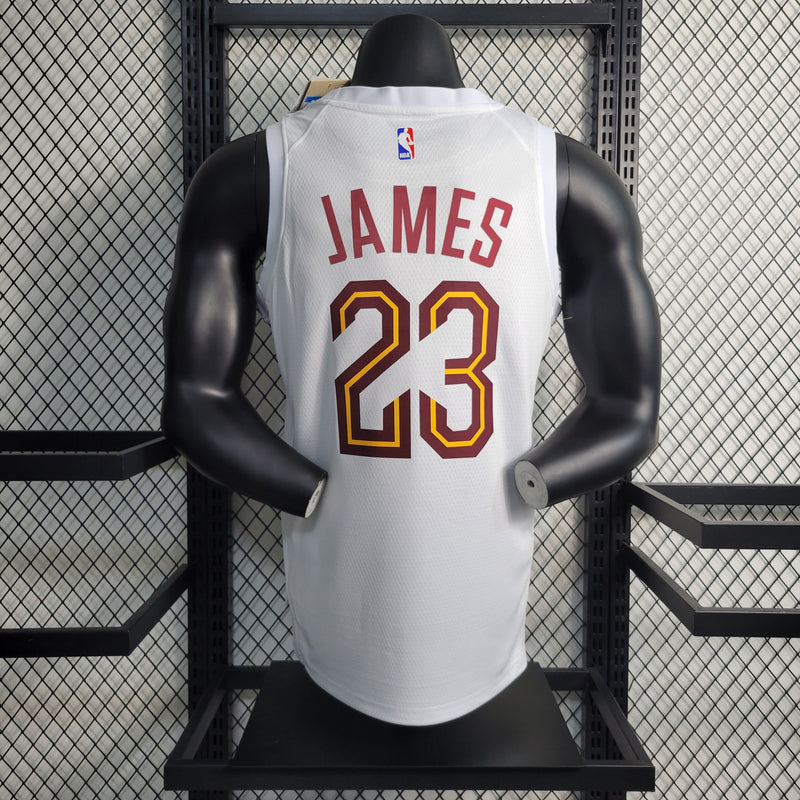 Regata NBA Cleveland Cavaliers Home Branca - JAMES