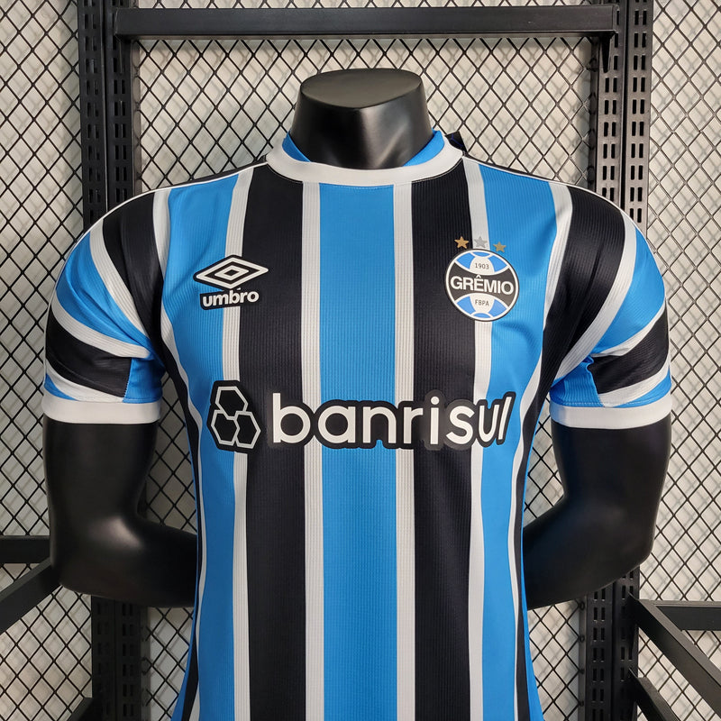 Camisa Grémio Home 23/24 - Umbro Jogador Masculina - Shark Store