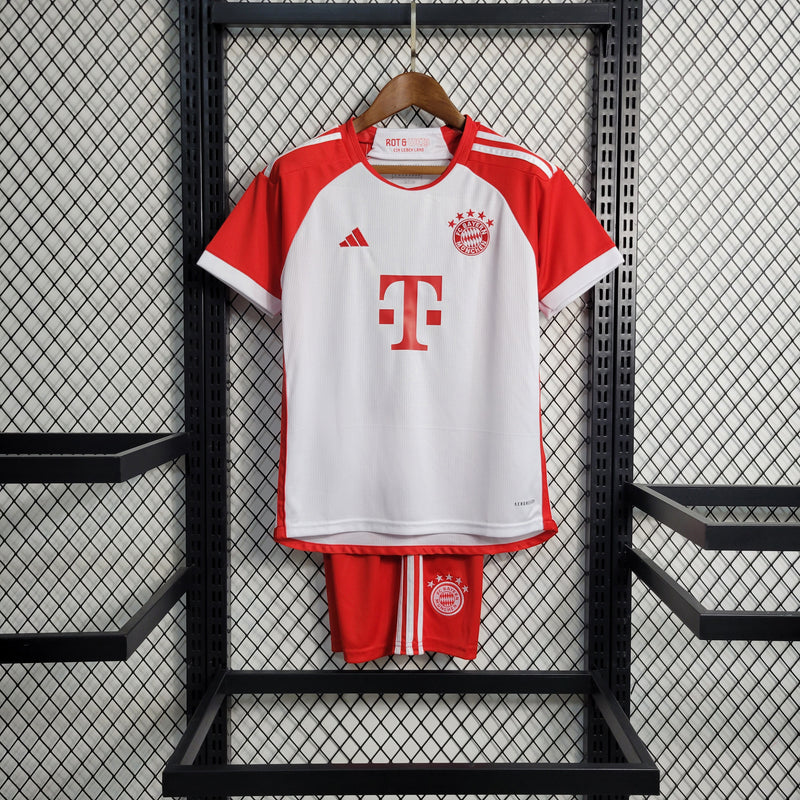 Camisa De Futebol Bayern De Munique Kit Infantil 23/24 - Shark Store