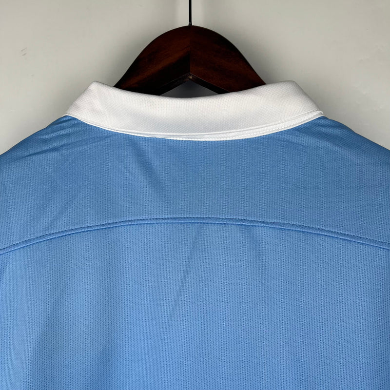 Camisa De Futebol Manchester City Casa Retrô 15/16