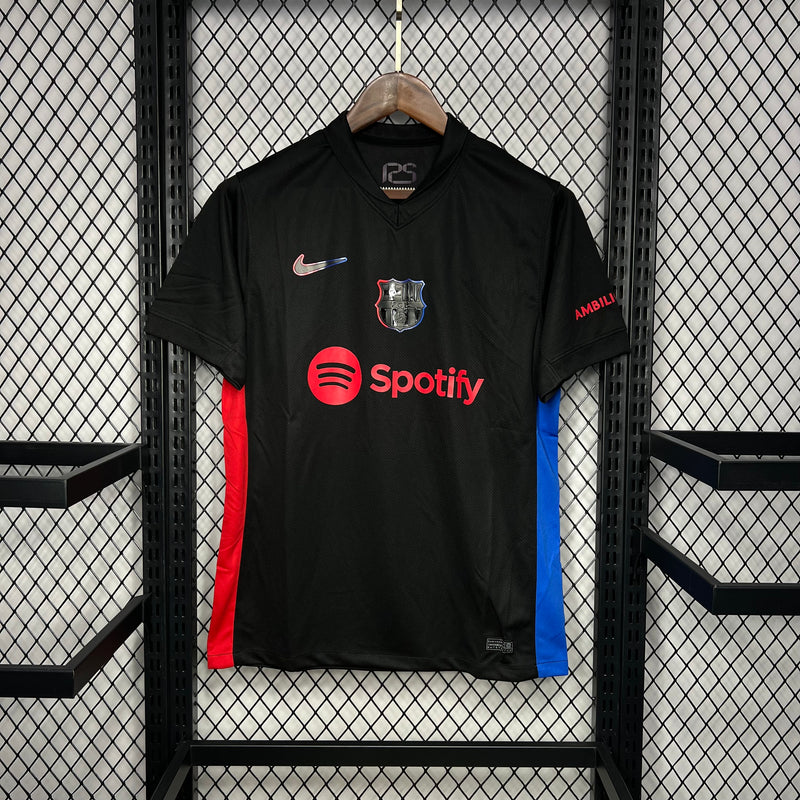 24/25 Camisa De Futebol Barcelona Black