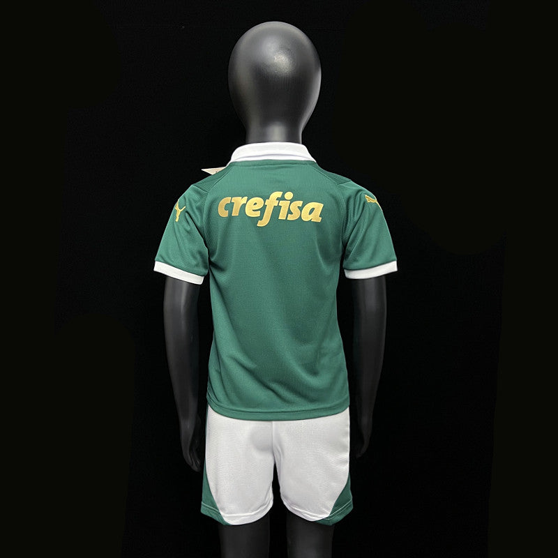 24/25 Camisa De Futebol Kit Infantil Palmeiras Home