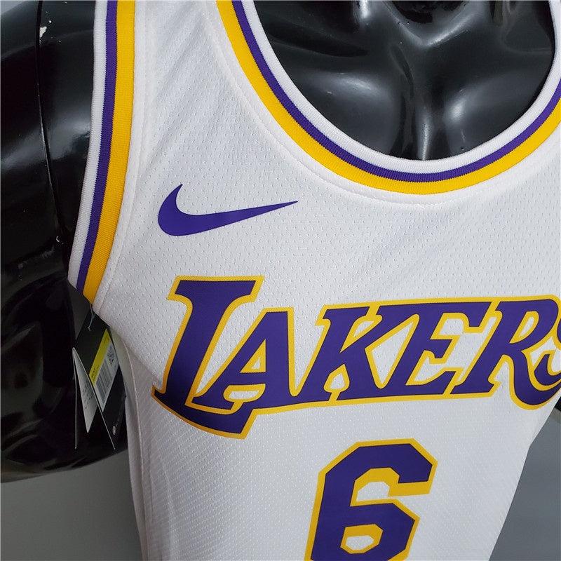 Regata NBA Los Angeles Lakers Away Branca - JAMES