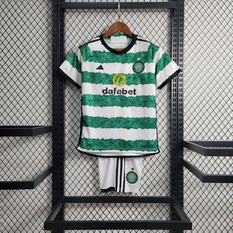 Camisa De Futebol Kit Infantil Celtics 23/24 Casa - Shark Store