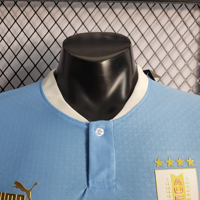 Camisa Uruguai Titular 22/23 - Versão Jogador - Shark Store