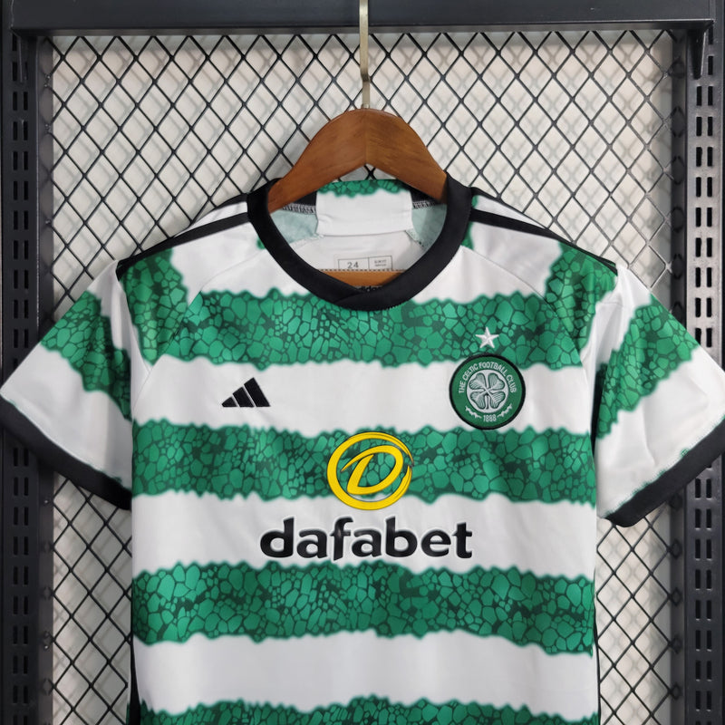 Camisa De Futebol Kit Infantil Celtics 23/24 Casa - Shark Store