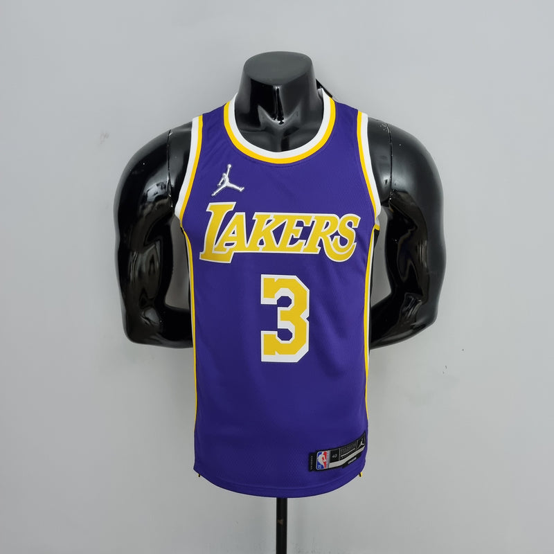 Regata NBA Los Angeles Lakers Away Roxa - DAVIS