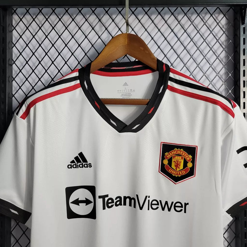 Camisa De Futenol Manchester United Branca 22/23 II - Shark Store